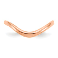 14K Rose Gold Wave Fashion Thumb Ring-K5785