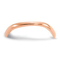 14K Rose Gold Wave Fashion Thumb Ring-K5785