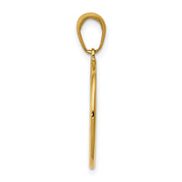 14k Saint Anthony Small Round Medal Pendant-K5826