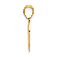 14k Polished Te Amo Heart Pendant-K5881