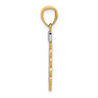 14k w/Rhodium SWEET 16 w/Filigree Pendant-K5888