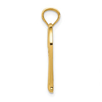 14k Polished MOM in Heart w/Infinity Symbol Pendant-K5898