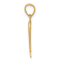 14k Italian Horn Pendant-K5926
