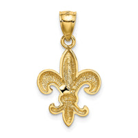 14k Polished Fleur de Lis Pendant-K5941