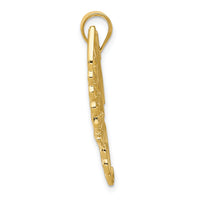14k Polished Butterfly Pendant-K5986