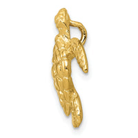14k Polished Large Sea Turtle Chain Slide-K6035