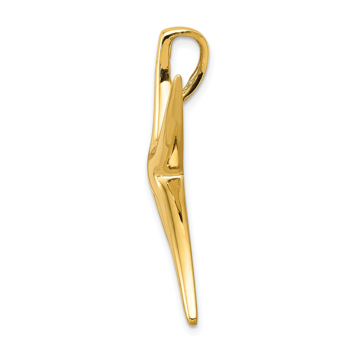 14k Polished Starfish Slide-K6067