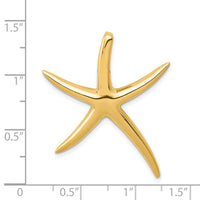 14k Polished Starfish Slide-K6067