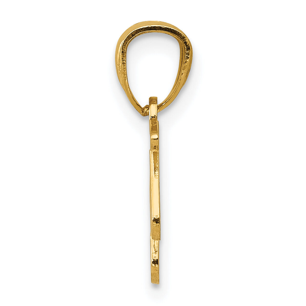 14k Polished Music Notes Pendant-K6135