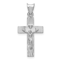 14k White Gold Crucifix Pendant-K6306