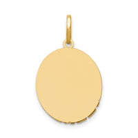 14k Two-Tone Our Lady Of Guadalupe Semi-solid Pendant-K6340