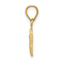 14k Satin & D/C Our Lady of Guadalupe Pendant-K6347