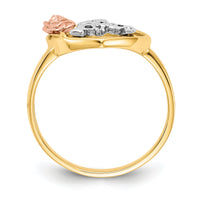 14k Tri-Color 15 Anos Ring-K642