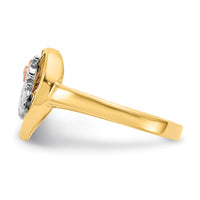 14k Tri-Color 15 Anos Ring-K642