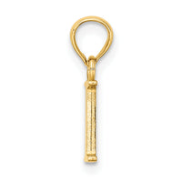 14K Polished Block Letter I Initial Pendant-K6423I
