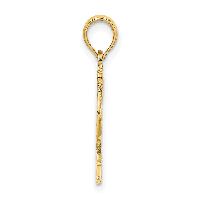 14K KAUAI Rooster Charm-K6430