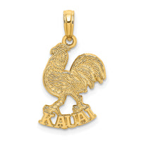 14K KAUAI Rooster Charm-K6430