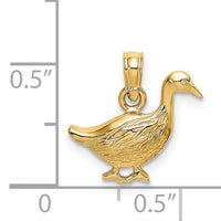 14K Goose Charm-K6432