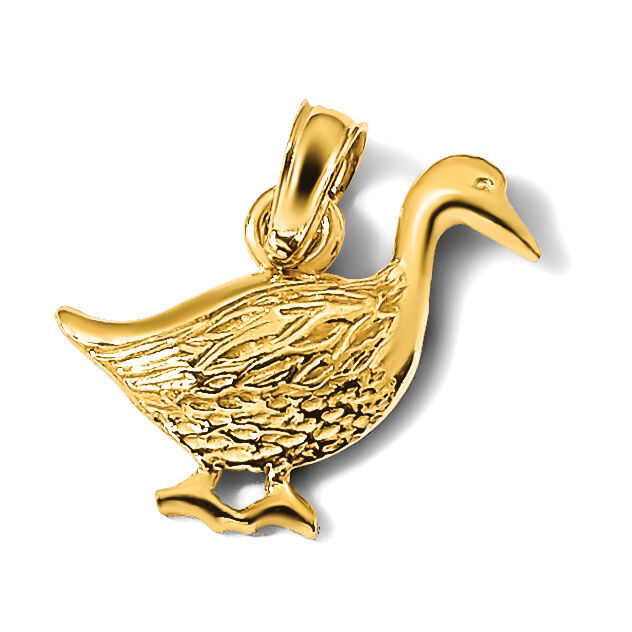 14K Goose Charm-K6432