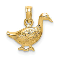 14K Goose Charm-K6432