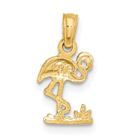 14K Mini Flamingo Charm-K6433