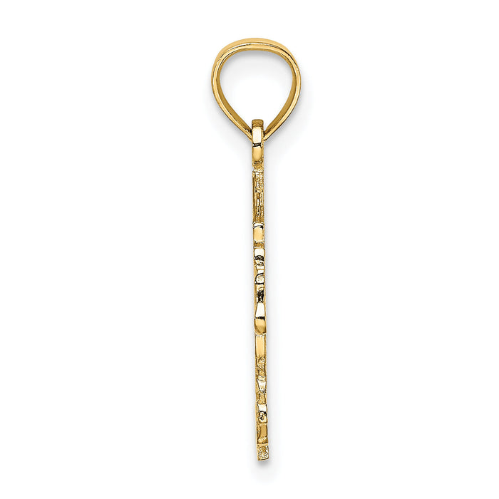 14K Carousel Horse Charm-K6436