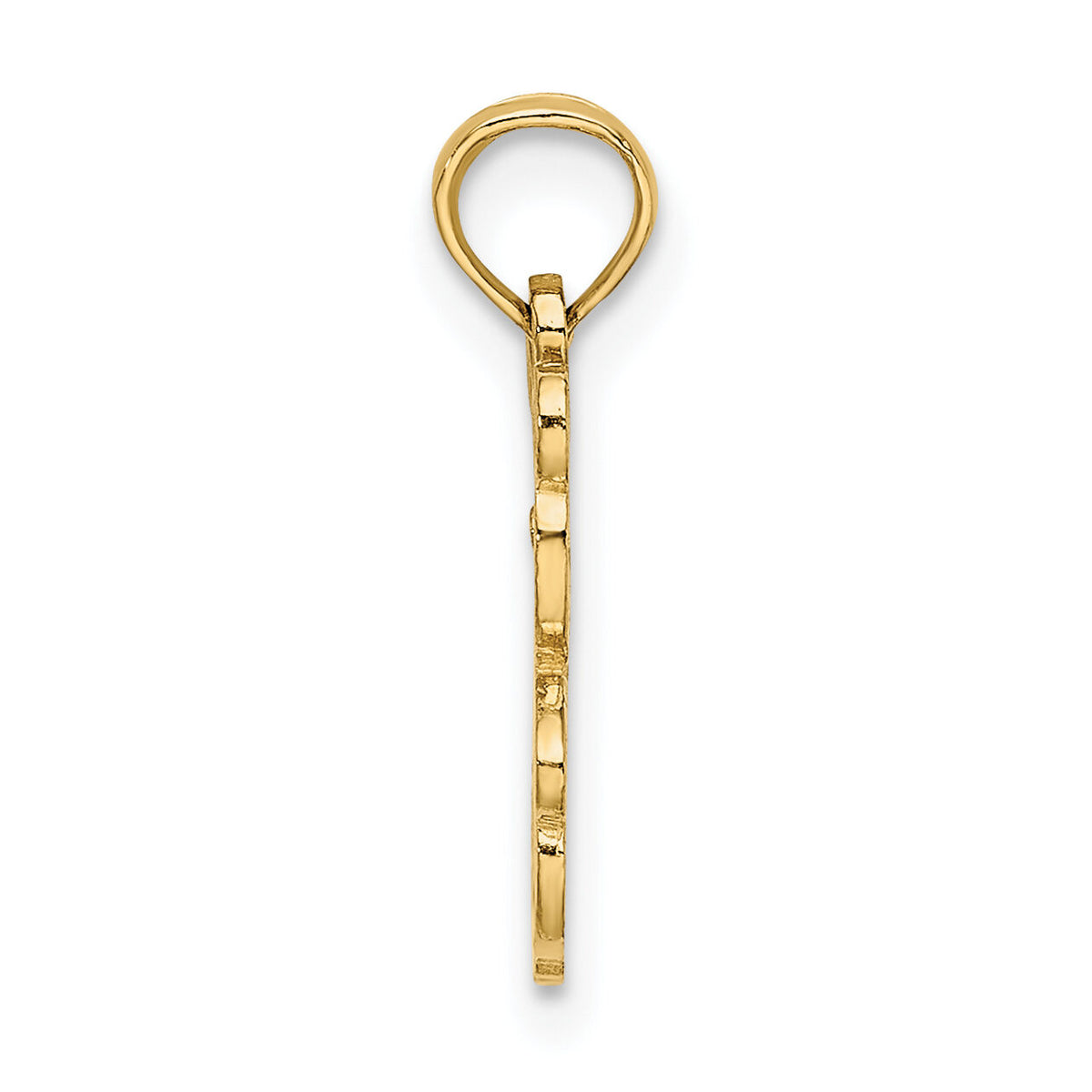 14K Cut out Teddy Bear Charm-K6440