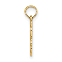 14K Cut out Teddy Bear Charm-K6440