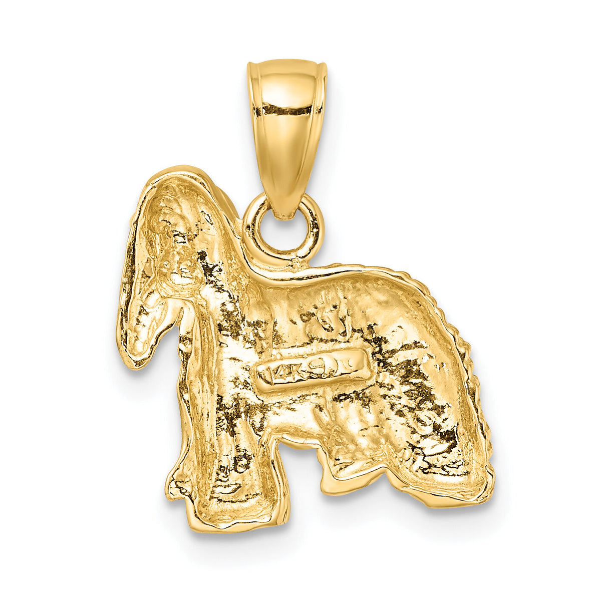 14K Cocker Spaniel Dog Charm-K6451