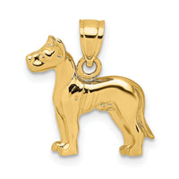 14K Great Dane Dog Charm-K6452