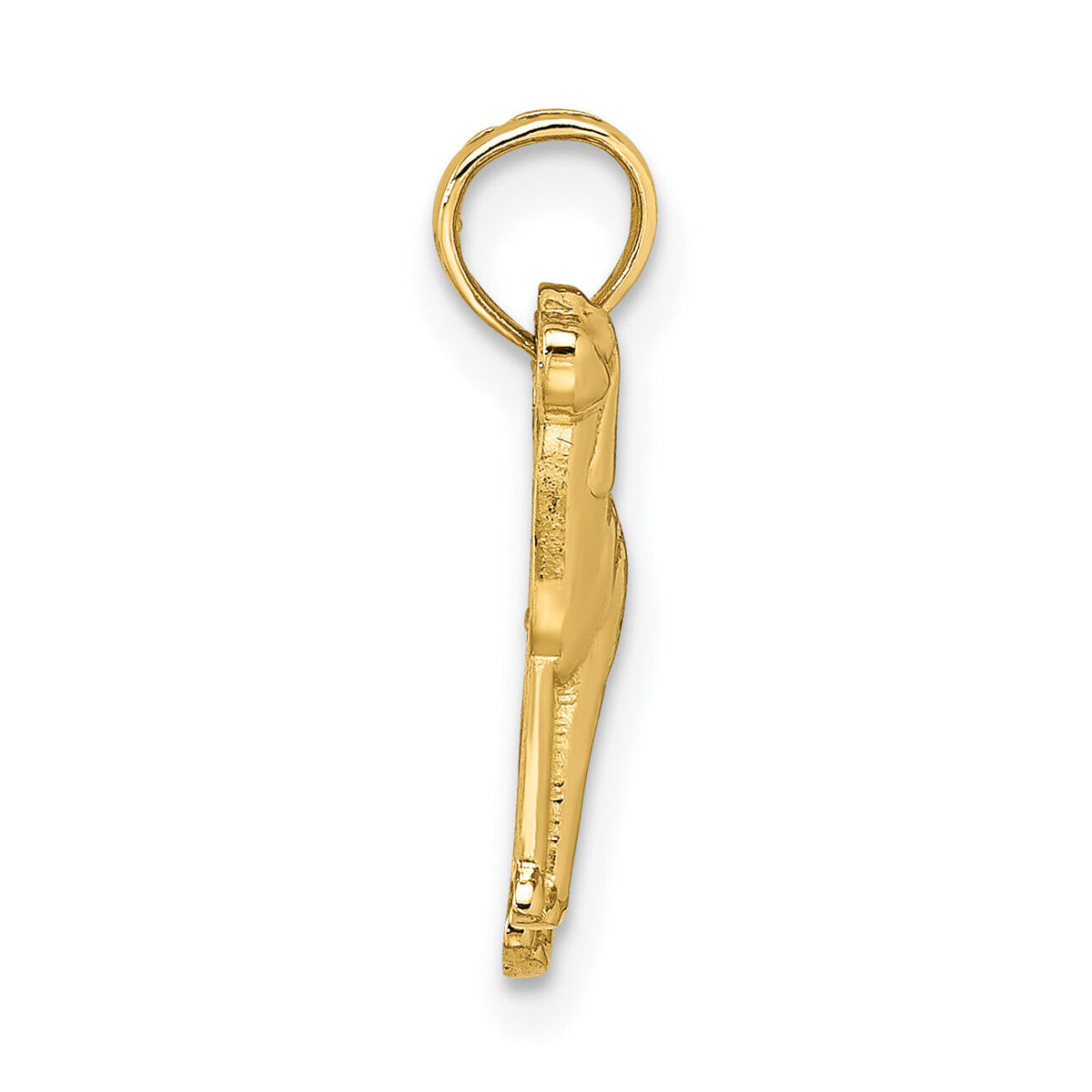 14K Polished Dog Charm-K6453