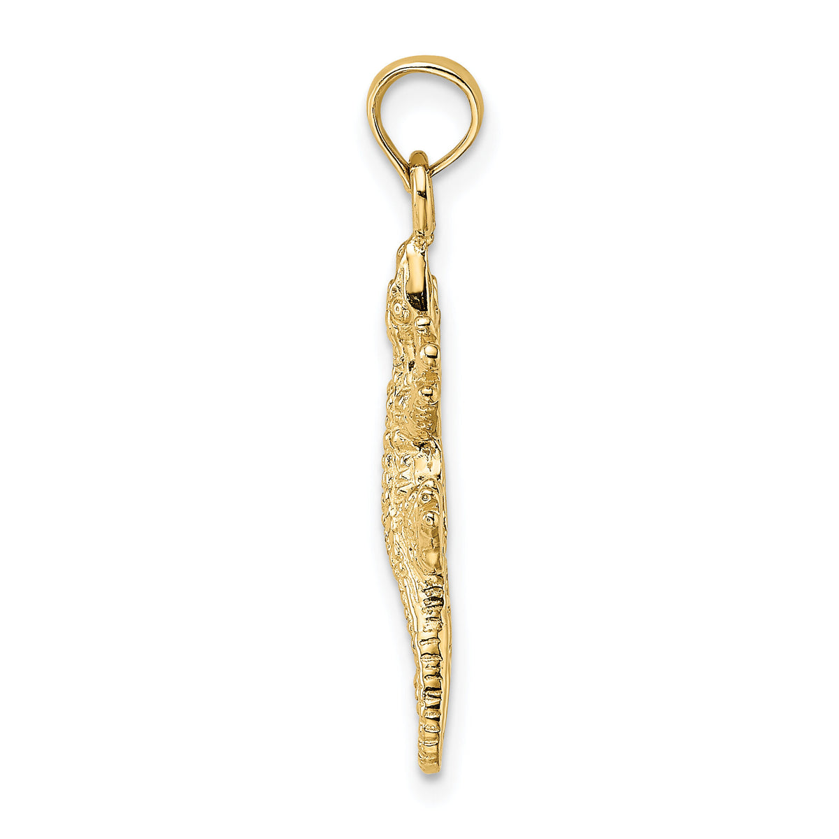 14K 2-D Lizard Charm-K6461