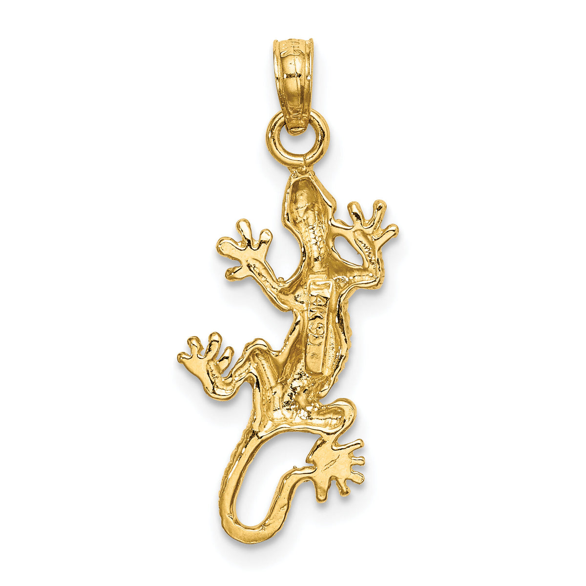 14K 2-D Lizard Charm-K6461