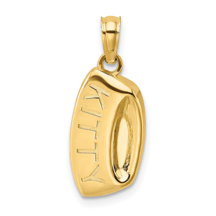 14K KITTY Bowl Charm-K6470