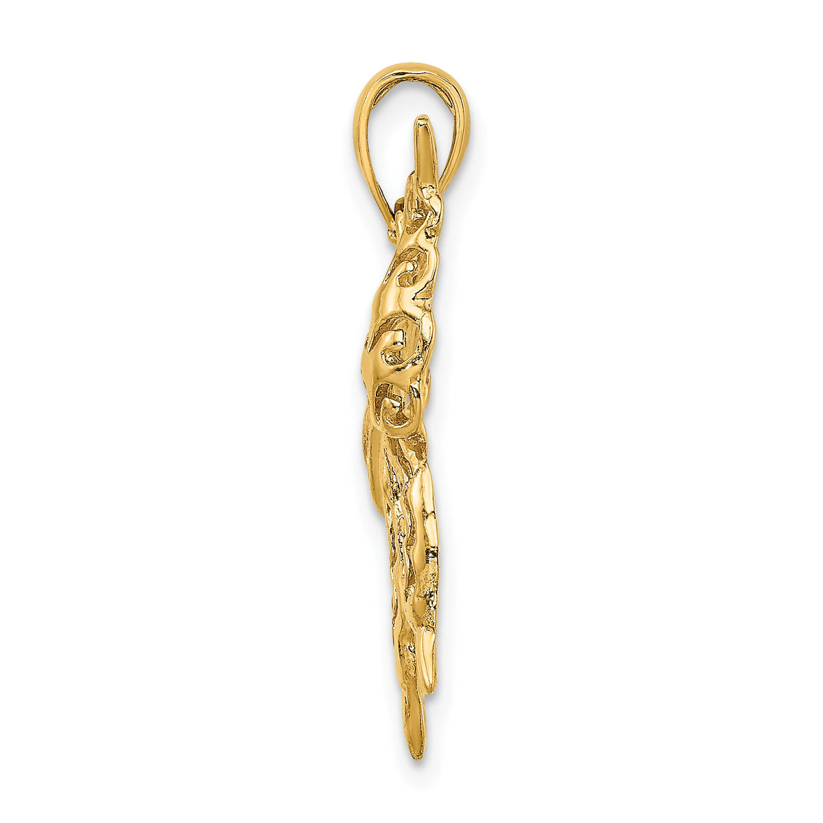 14K Cut-Out Butterfly Charm-K6492
