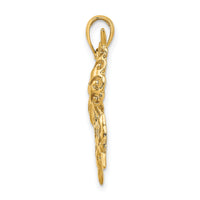 14K Cut-Out Butterfly Charm-K6492