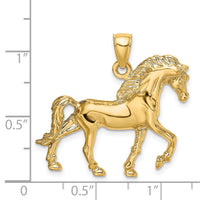 14K Horse Walking Charm-K6501