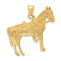 14K Horse w/ Saddle Charm-K6502