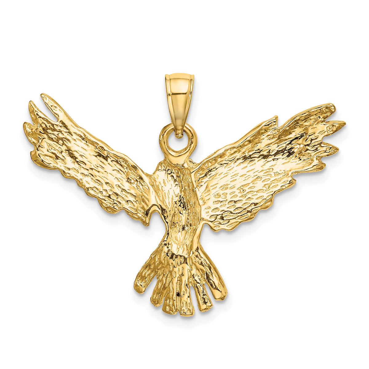 14K Eagle Flying Charm-K6504