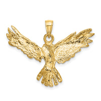 14K Eagle Flying Charm-K6504