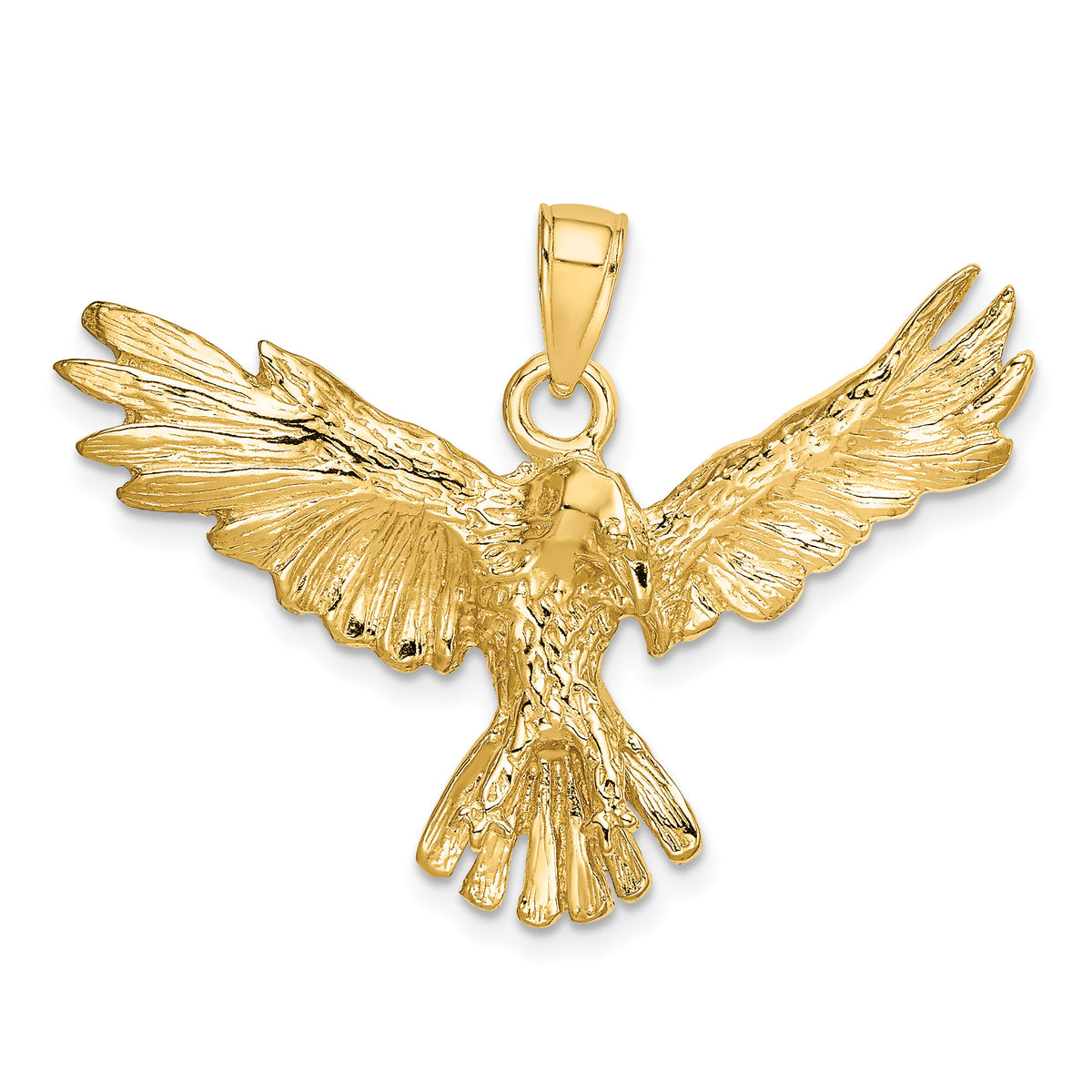 14K Eagle Flying Charm-K6504
