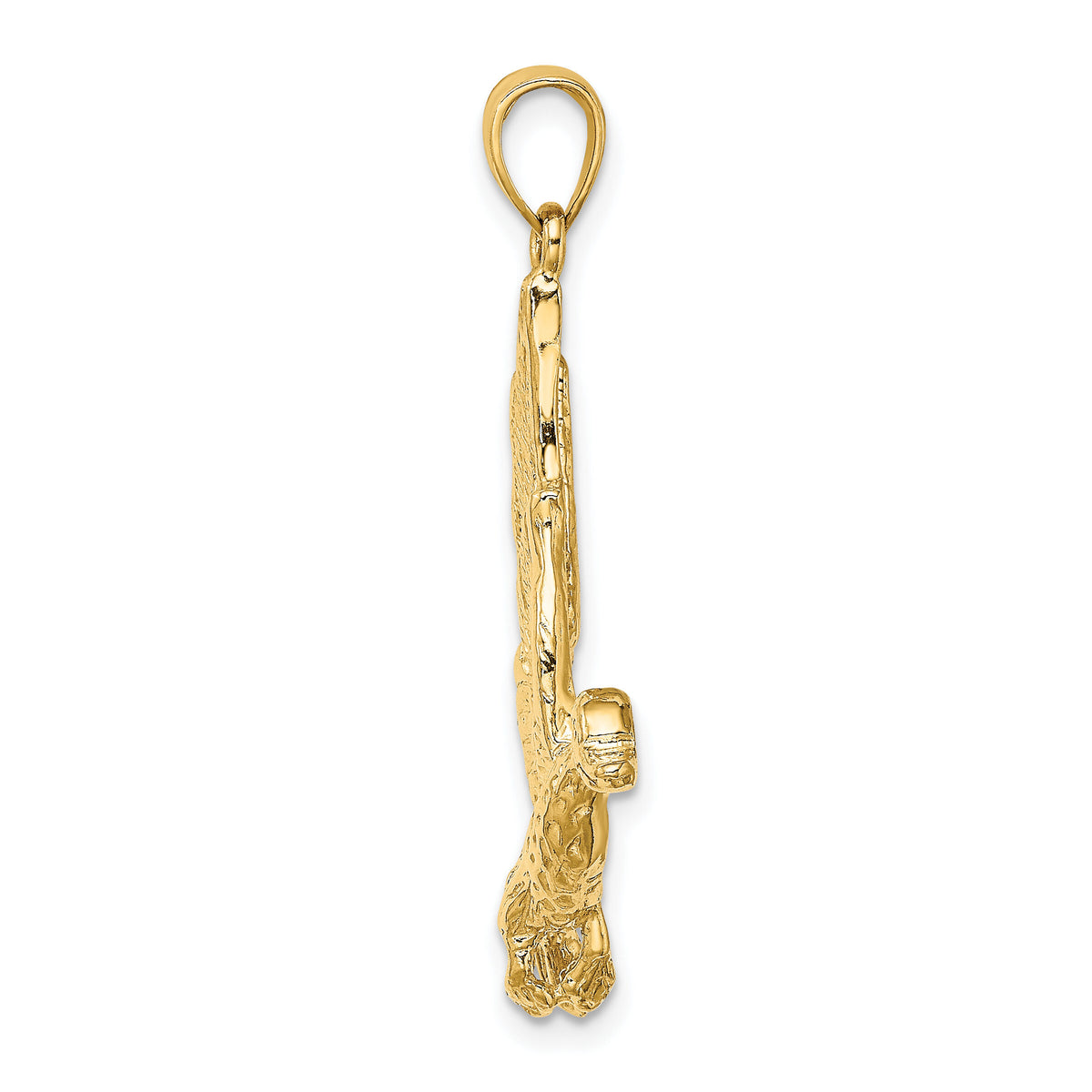 14K Flying Mallard Duck Charm-K6505