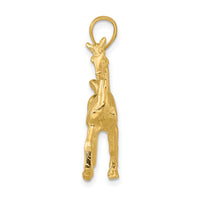 14K 3-D Polished Horse Charm-K6507