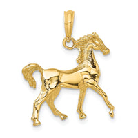 14K 3-D Horse Charm-K6512