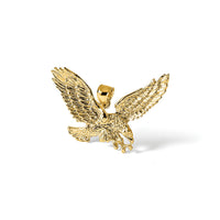 14K Eagle w/Beak Touching Claws Charm-K6514