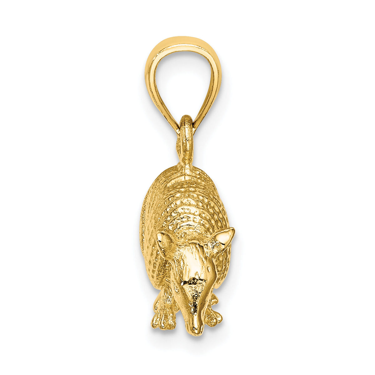 14K 3-D Armadillo Charm-K6522