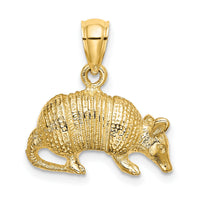 14K 3-D Armadillo Charm-K6522