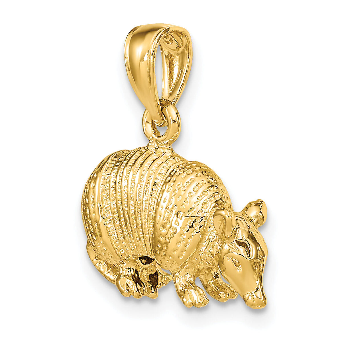 14K 3-D Armadillo Charm-K6522