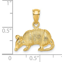 14K 3-D Armadillo Charm-K6522