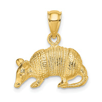 14K 3-D Armadillo Charm-K6522